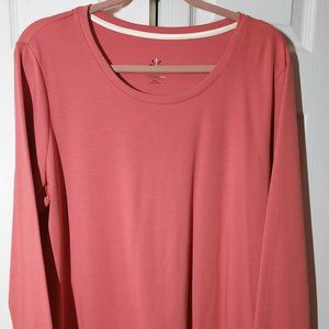 Isaac Mizrahi Long Sleeve Tunic Top XL
